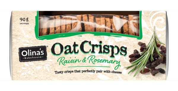 Oat Crisps Rasin & Rosemary