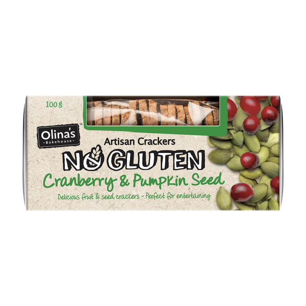 Olinas-artisan-crackers-cranberry-pumkin-seed-no-gluten-100g
