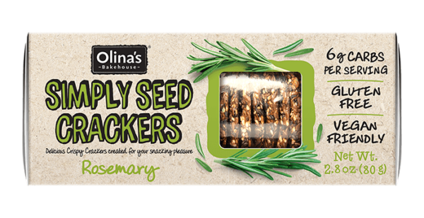 USA Olinas Simply Seed Crackers Rosemary_2D_Front