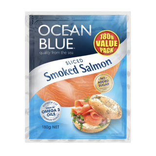 ocean blue organic smoked salmon